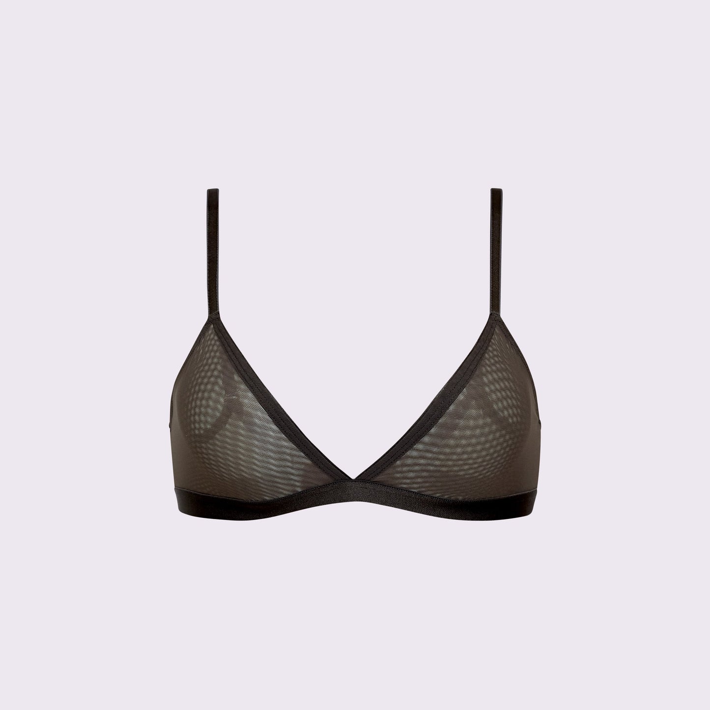 Triangle Bralette | Silky Mesh (Eightball)