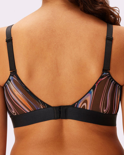Triangle Bralette | Silky Mesh (Eightball)