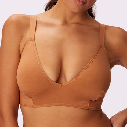 Vintage Soft Triangle Bralette | New:Cotton (Eightball)