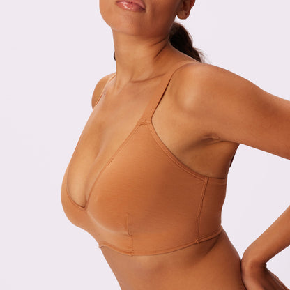 Vintage Soft Triangle Bralette | New:Cotton (Eightball)