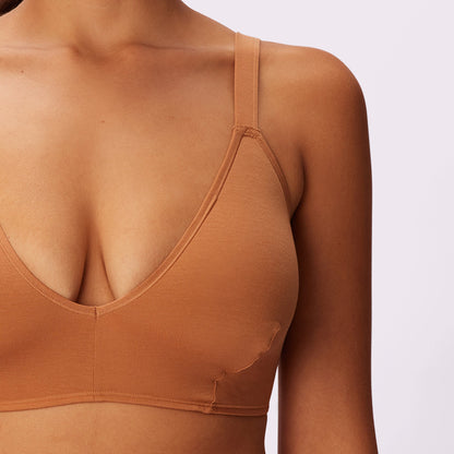 Vintage Soft Triangle Bralette | New:Cotton (Eightball)