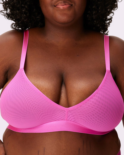 Triangle Bralette | Silky Mesh (Eightball)