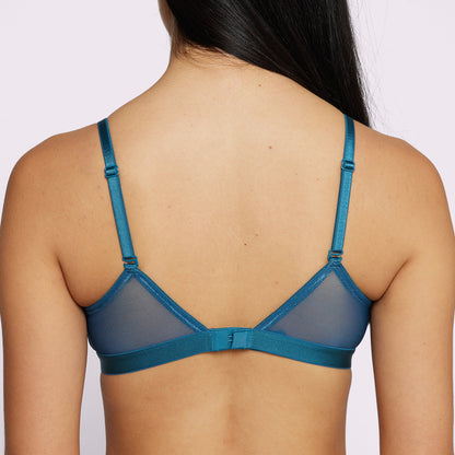 Triangle Bralette | Silky Mesh (Eightball)