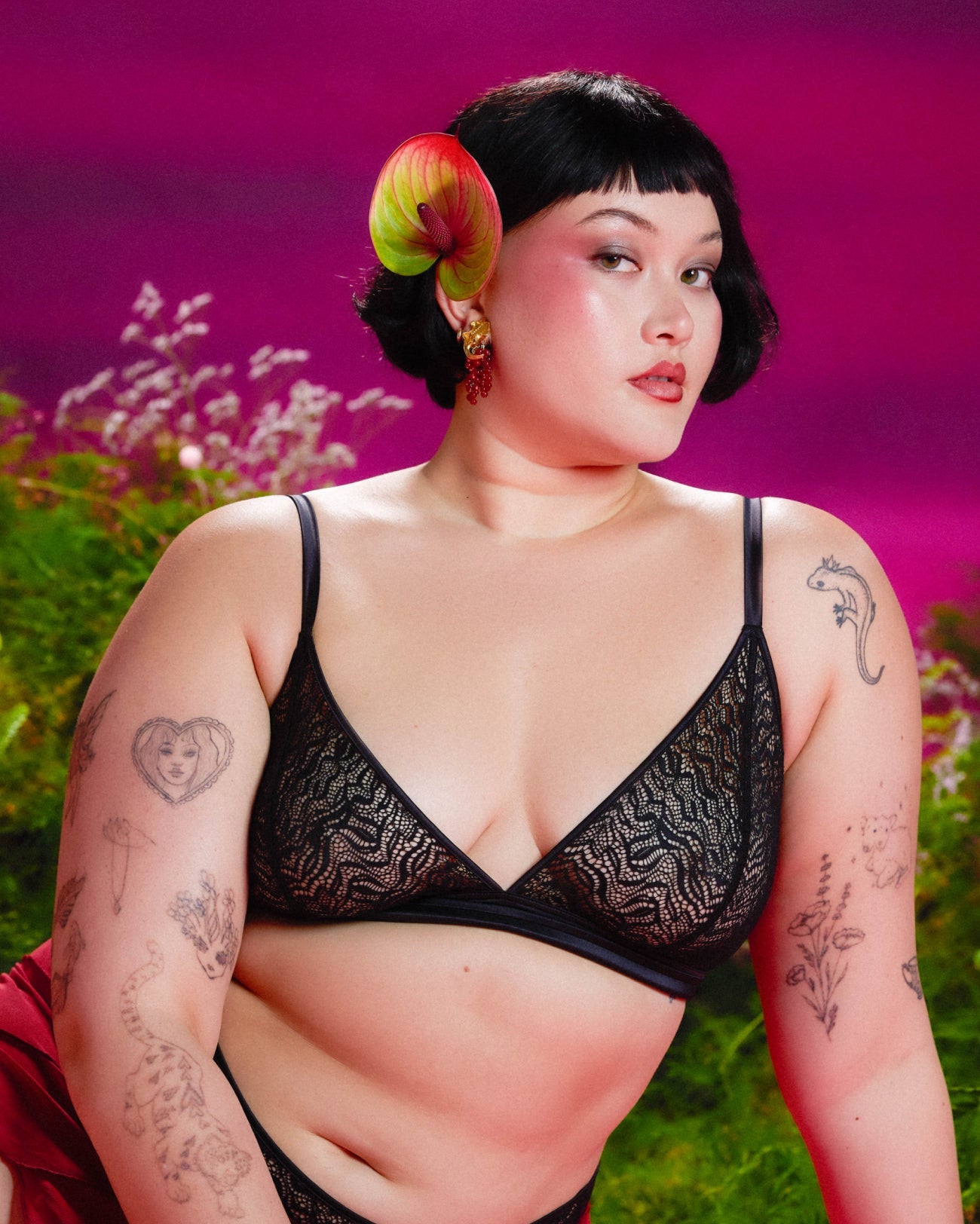 Dusk 'til Dawn Lace Triangle Bralette | Dusk 'til Dawn (Eightball)