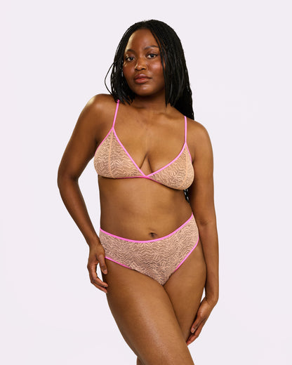 Dusk 'til Dawn Lace Triangle Bralette | Dusk 'til Dawn (Eraser)