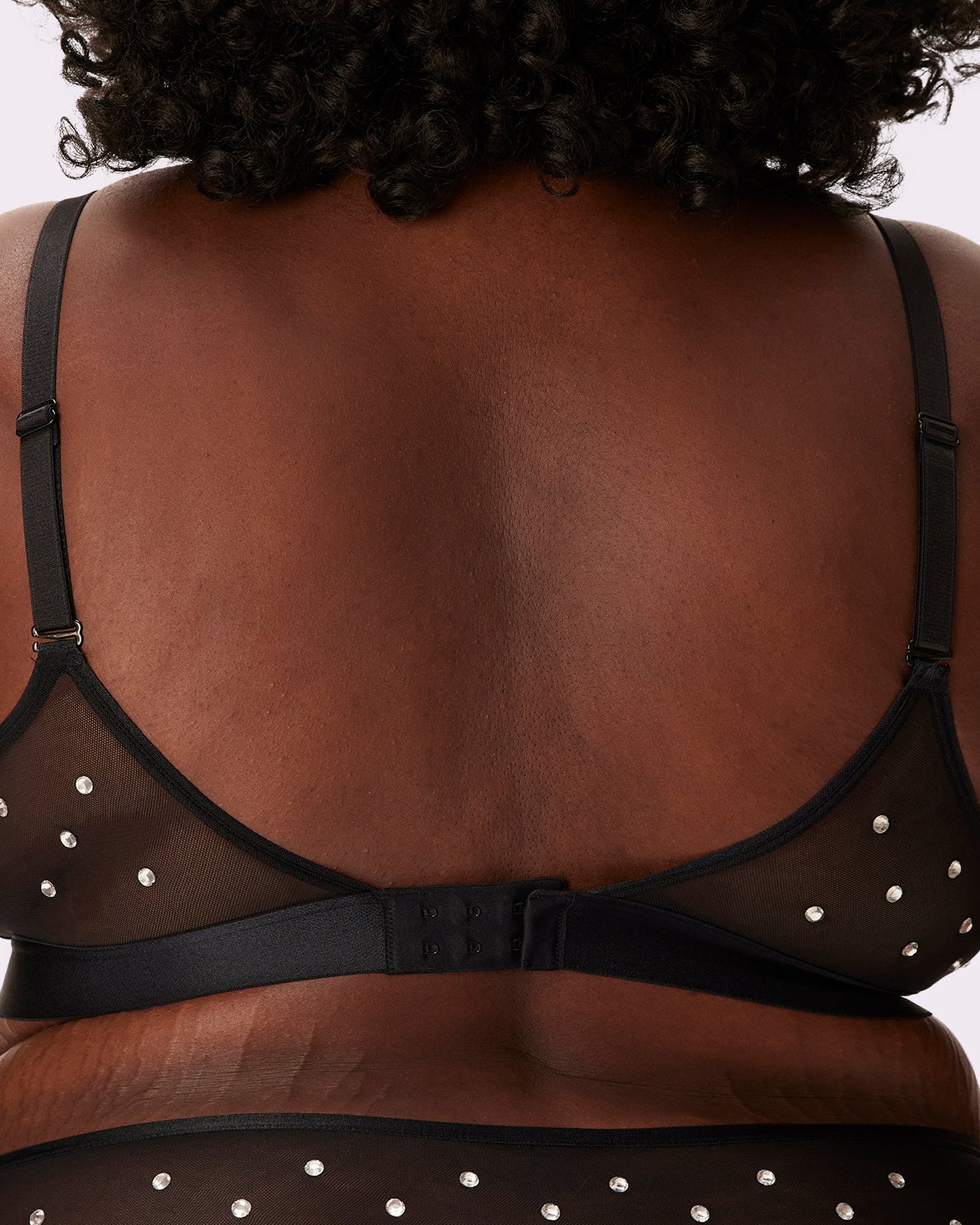 Triangle Bralette | Silky Lace | Archive (Mirrorball)