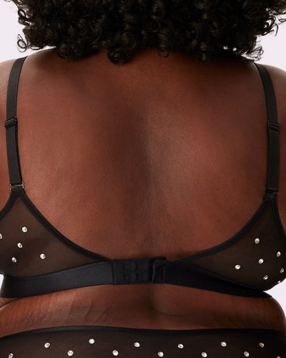 Triangle Bralette | Silky Lace | Archive (Mirrorball)