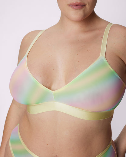 Triangle Bralette | Silky Mesh (Eightball)