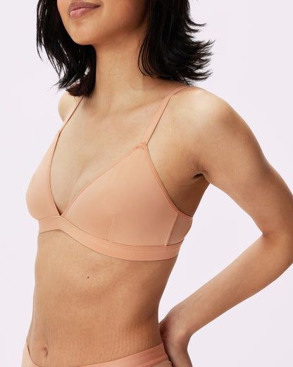 Re:Play Triangle Bralette | Ultra-Soft Re:Play | Archive (Peach Fuzz)