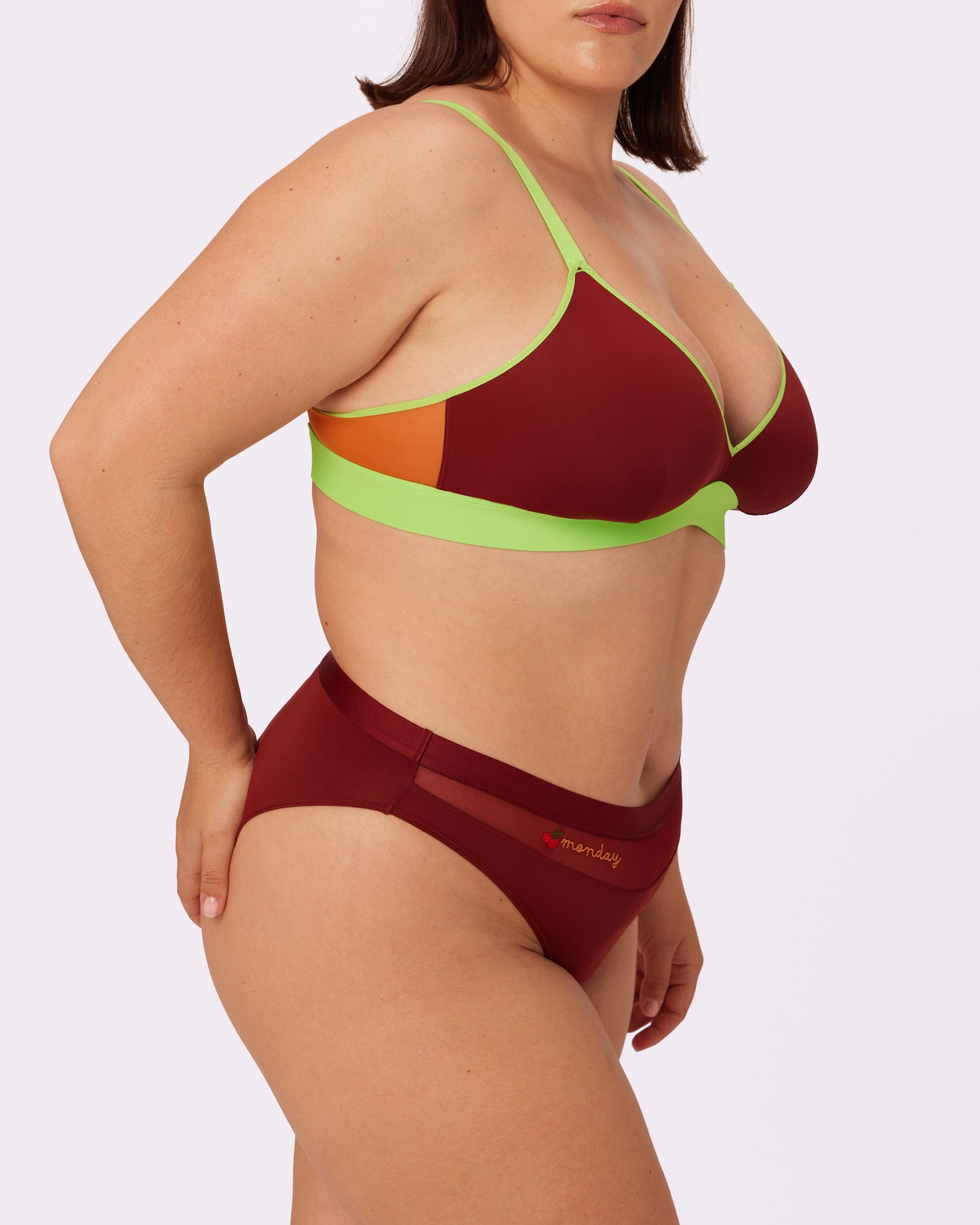 Re:Play Triangle Bralette | Ultra-Soft Re:Play | Archive (Mint Choco Chip)