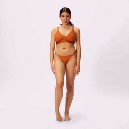 G-String Thong | Silky Mesh  | Archive (Kombucha)