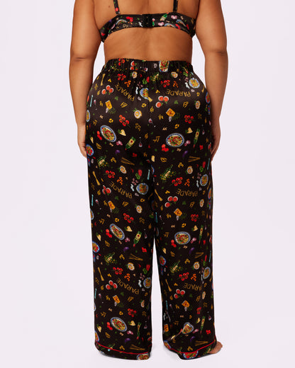 Luxe Dreams Wide Leg Pants | Plush Satin (Dinner Party)