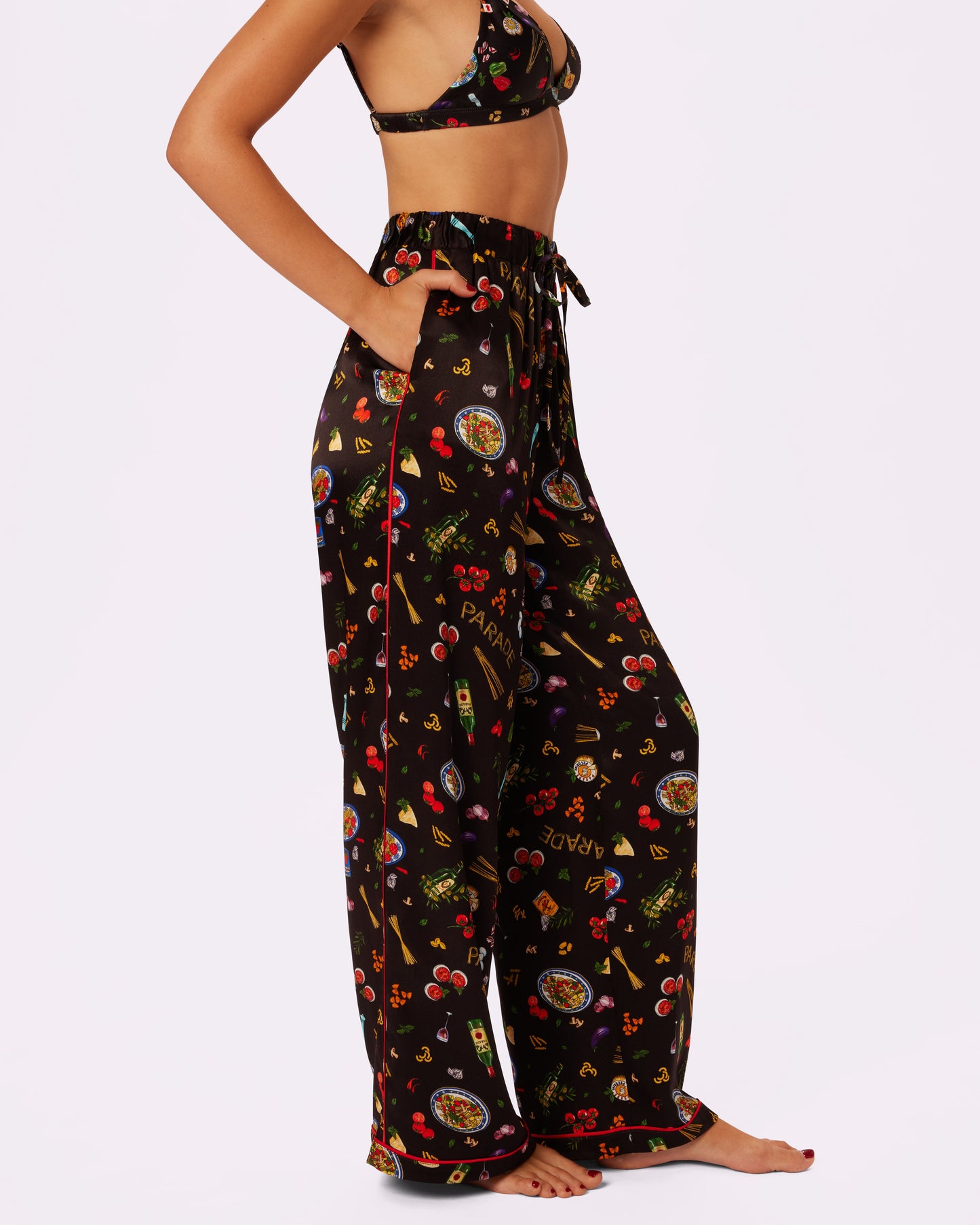 Luxe Dreams Wide Leg Pants | Plush Satin (Dinner Party)