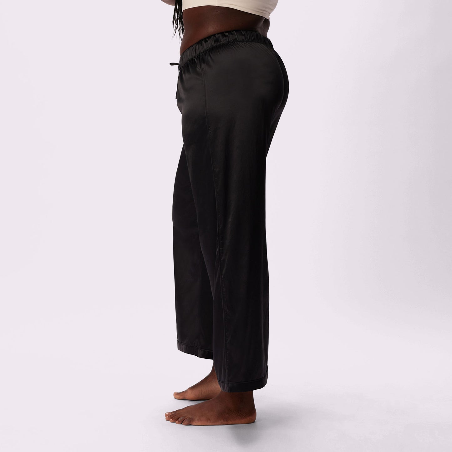 Luxe Dreams Wide Leg Pants | Plush Satin (Eightball)
