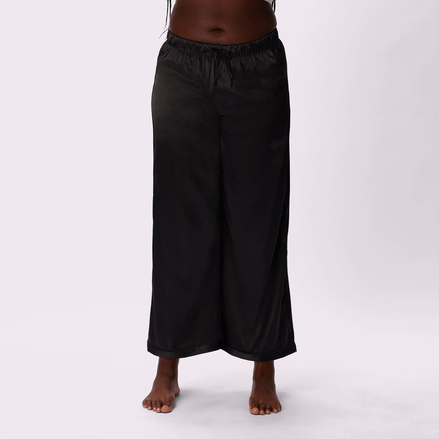 Luxe Dreams Wide Leg Pants | Plush Satin (Eightball)