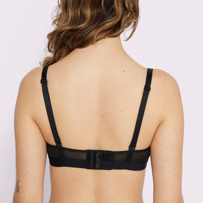 Dream Mesh Plunge Bralette | Ultra-Soft Re:Play (Eightball)