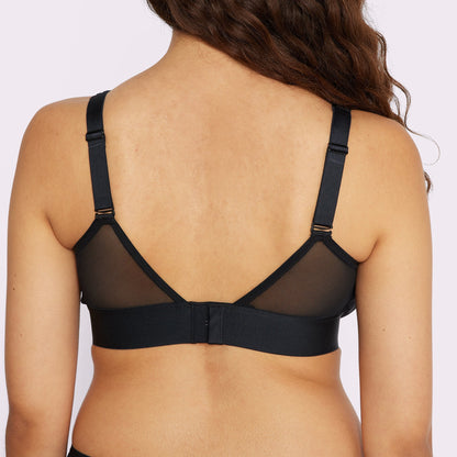 Plunge Bralette | Silky Mesh (Eightball)