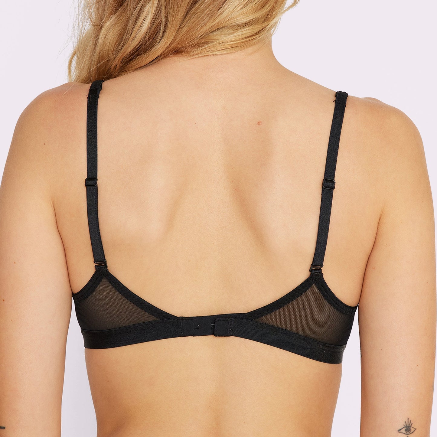 Plunge Bralette | Silky Mesh (Eightball)