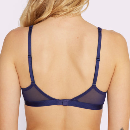 Plunge Bralette | Silky Mesh | Archive (Starry Sky)