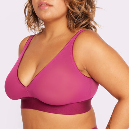 Plunge Bralette | Silky Mesh | Archive (Hula Hoop)