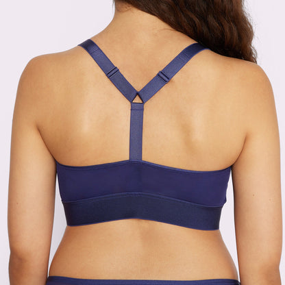 Racerback Scoop Bralette | Silky Mesh | Archive (Starry Sky)