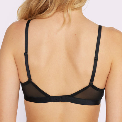 Triangle Bralette | Silky Mesh (Eightball)