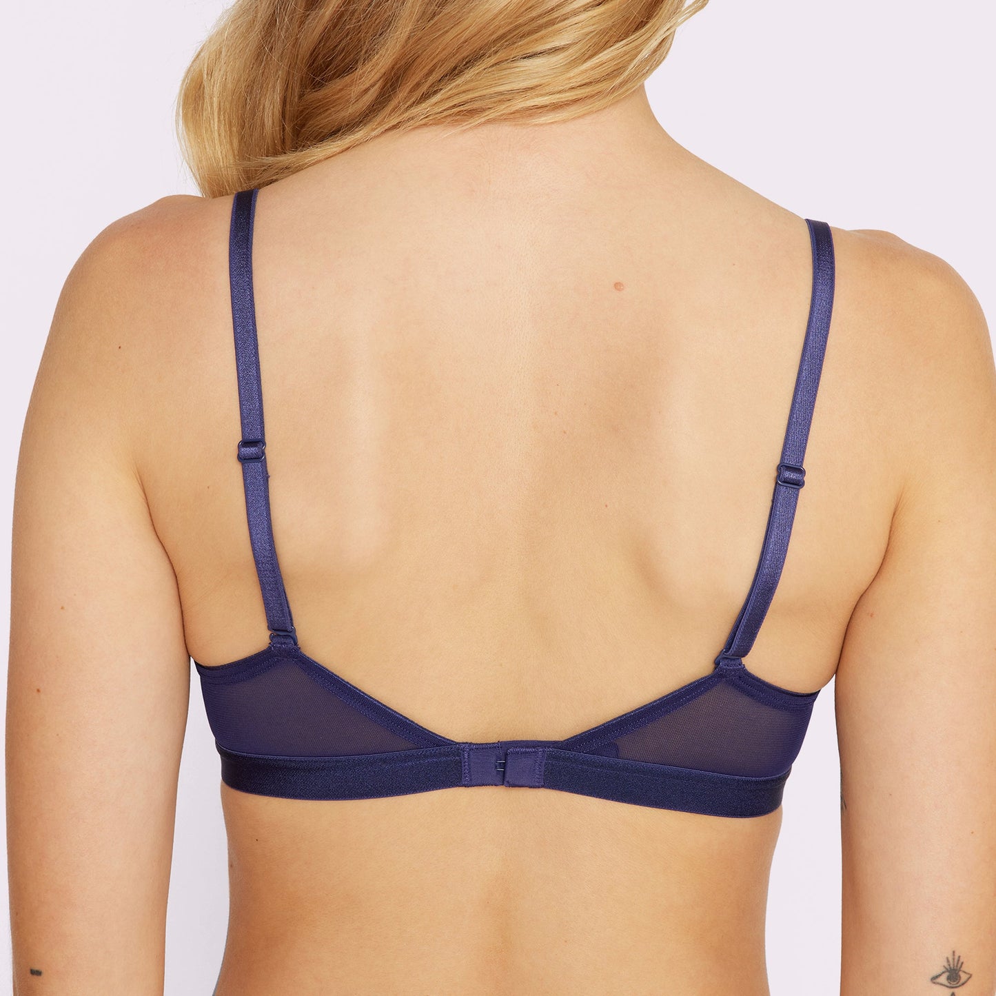 Triangle Bralette | Silky Mesh (Eightball)