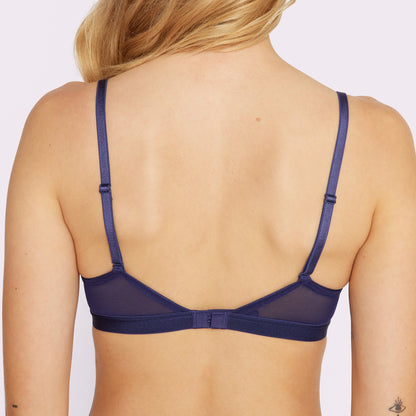 Triangle Bralette | Silky Mesh (Eightball)